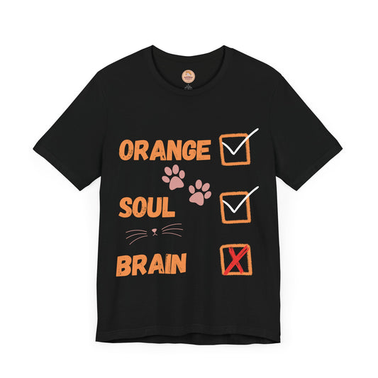 Orange Soul Brain T-Shirt Unisex