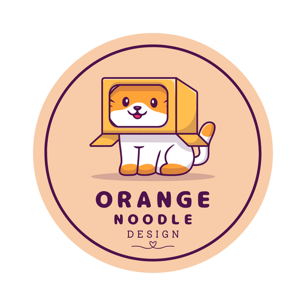 Orange Noodle Design